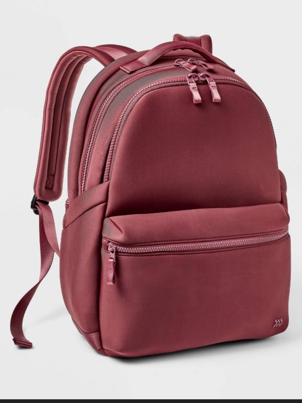 All In Motion 14L Faux Neoprene Backpack - Burgundy NWT